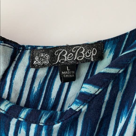 BeBop Mini Cap Sleeve Dress Sz L - Picture 3 of 5